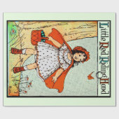 Rotkäppchen Vintage Süß Geschenkpapier (Flach)