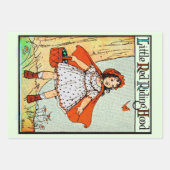 Rotkäppchen Vintage Süß Geschenkpapier Set (Vorderseite 2)