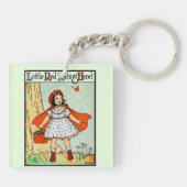 Rotkäppchen Vintage Süß Schlüsselanhänger (Rückseite)