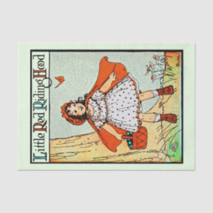 Rotkäppchen Vintage Süß Seidenpapier