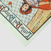 Rotkäppchen Vintage Süß Seidenpapier (Ausschnitt)