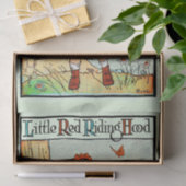 Rotkäppchen Vintage Süß Seidenpapier (Geschenk)
