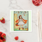 Rotkäppchen Vintage Süß Serviette (Beispiel)