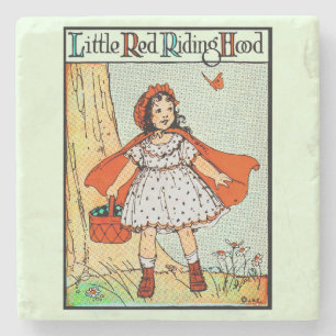 Rotkäppchen Vintage Süß Steinuntersetzer