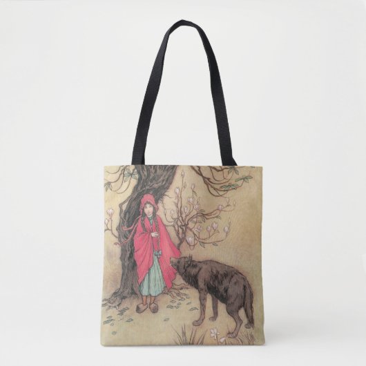 Rotkäppchen von Warwick Goble im Stil der klassisc Tasche (Vorderseite)