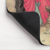 Rotkäppchen von Warwick Goble in Vintage-Optik Mousepad (Ecke)