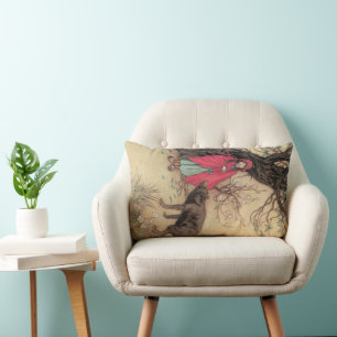 Rotkäppchen von Warwick Goble Lendenkissen