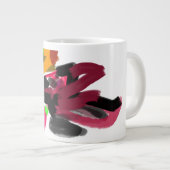 Rotkardinal Herbst Jumbo-Tasse (Vorderseite Rechts)