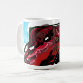 Rotkardinal Herbstfreude Kaffeetasse (Vorderseite Links)