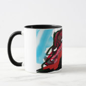 Rotkardinal  Herbstfreude Tasse (Links)