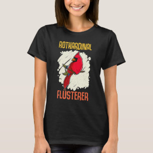 Rotkardinal-Vögel Biologe Singvogel Garten Ornitho T-Shirt