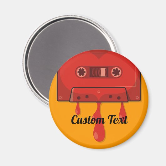 Rotkassettenmagnet Magnet (Vorderseite/Rückseite)