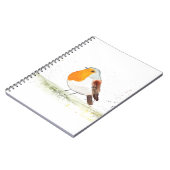 Rotkehlchen Aquarell Notizblock (Linke Seite)