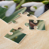 Rotkehlchen auf einem Gartenzaun Puzzle (Seite)