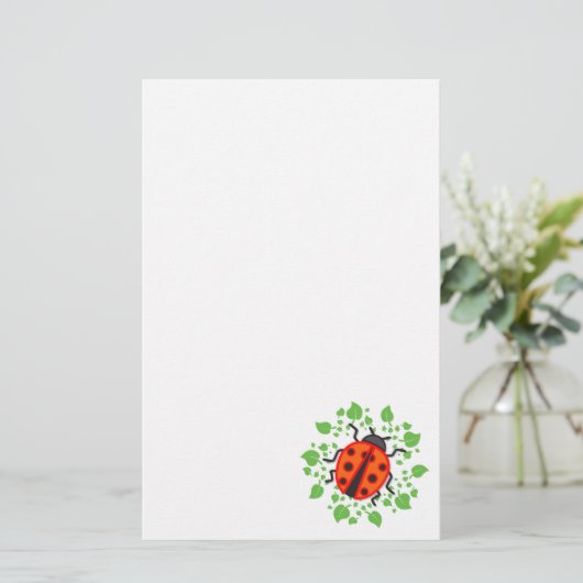 Rotkehlchen Briefpapier (Stehend Vorderseite)