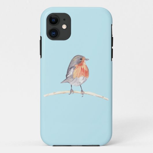Rotkehlchen Case-Mate iPhone Hülle (Rückseite)