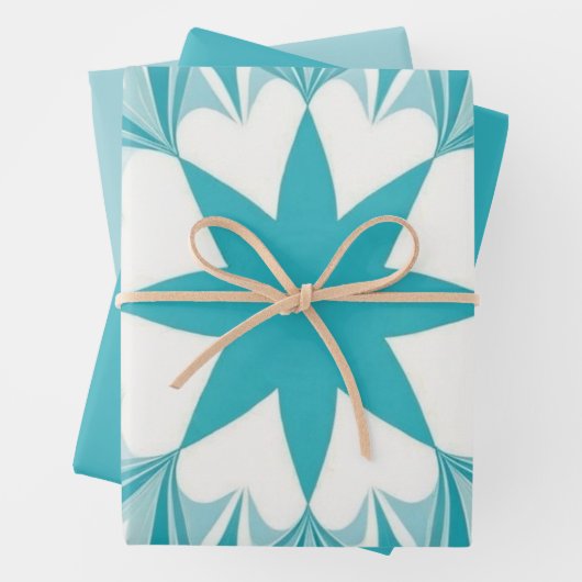 Rotkehlchen Ei Blau Geschenkpapier Set (Beispiel)