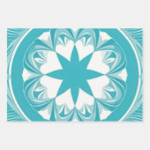 Rotkehlchen Ei Blau Geschenkpapier Set (Vorderseite)