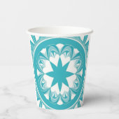 Rotkehlchen Ei Blau Pappbecher (Rückseite)