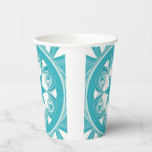 Rotkehlchen Ei Blau Pappbecher (Links)