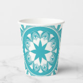 Rotkehlchen Ei Blau Pappbecher (Vorderseite)