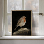 Rotkehlchen-Erbe-Vogelposter Poster