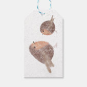 Rotkehlchen-Geschenkanhänger Geschenkanhänger (Vorderseite)