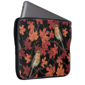 Rotkehlchen im Ahornbaum Laptopschutzhülle (Vorne Rechts)
