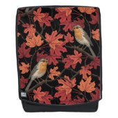 Rotkehlchen im Ahornbaum Rucksack (Vorderseite)