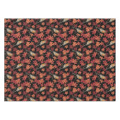 Rotkehlchen im Ahornbaum Tischdecke (Vorderseite (Horizontal))