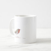 Rotkehlchen Kaffeetasse (Vorderseite Links)