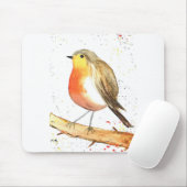 Rotkehlchen Mousepad (Mit Mouse)