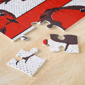 Rotkehlchen-Muster Puzzle (Seite)