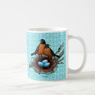Rotkehlchen-Nistplatz-Tasse Kaffeetasse