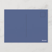 Rotkehlchen Singvogel Postkarte (Rückseite)