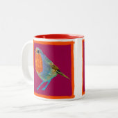 Rotkehlchen Tasse (Vorderseite Links)