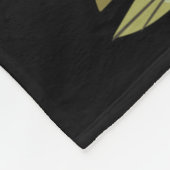 Rotkehlchen und Nest Aufkleber  Fleecedecke (Ecke)