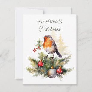 Rotkehlchen Weihnachten