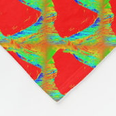 Rotkehldecke Fleecedecke (Ecke)