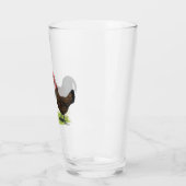Rotkehlhühner Glas (Links)