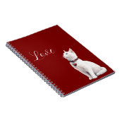 Rotkehlhund Notizblock (Rechte Seite)