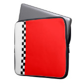 Rotkehlstreifen Laptopschutzhülle (Vorderseite Links)