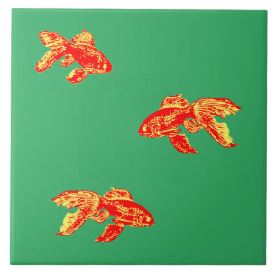 Rotkingypfel-Keramik Fliese