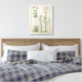 Rotklee & Aube Bellidis Onobrychis & Hyssopus Leinwanddruck (Insitu (Schlafzimmer))