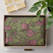 Rotklee-Gartenmuster Seidenpapier (Geschenk)