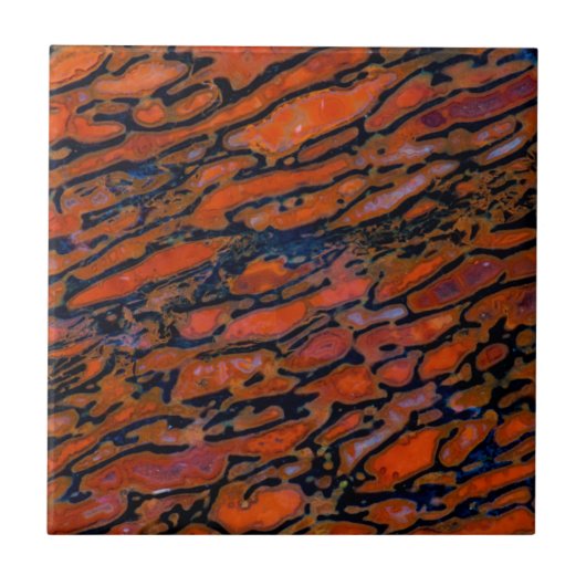 Rotknochen Fliese (Vorderseite)