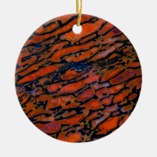 Rotknochen Keramikornament