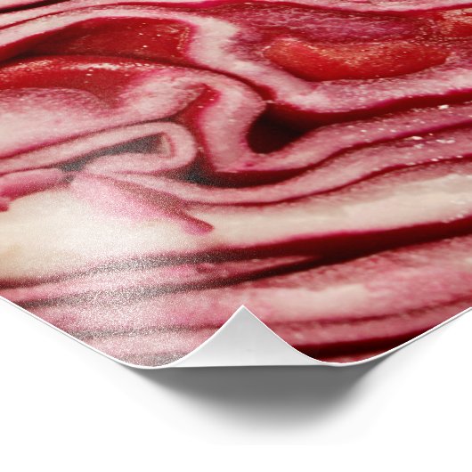 Rotkohl Fotodruck (Ecke)