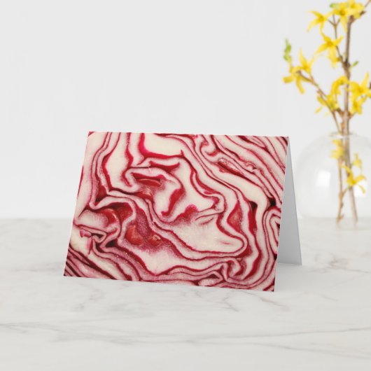 Rotkohl Karte (Gelbe Blume)