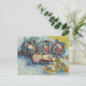Rotkohl und Knoblauch Vincent van Gogh Postkarte (Stehend Vorderseite)